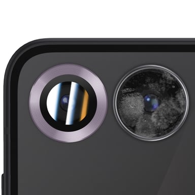 Enkay Protection d'Objectif Caméra pour Galaxy Z Flip 7 Double lentille Violet clair