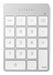 Satechi ALUMINUM RECHARGEABLE BT KEYPAD SILV. GR Numérique Bluetooth Argent