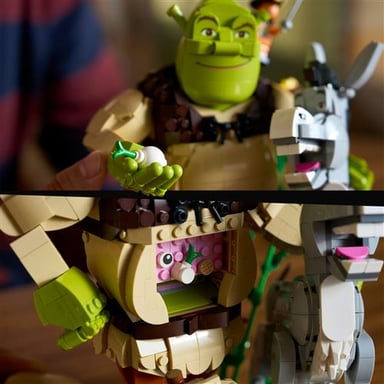 LEGO B 2026 72423 Shrek, Ciuchino e Gatto con gli Stivali, 1403 pezzi