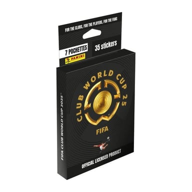 Blister - PANINI - CLUBS WORLD CUP 2025 - 7 tasche - 35 adesivi