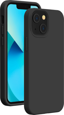 BigBen Connected Funda para iPhone 13 mini Rígida Silicona Soft Touch Negro