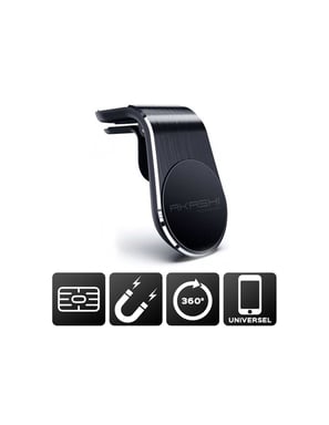 Supporto passivo magnetico per le prese d'aria dello smartphone - Rotazione a 360°