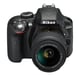 Nikon D3300 + AF-P 18-55mm VR Kit d'appareil-photo SLR 24,2 MP CMOS 6000 x 4000 pixels Noir