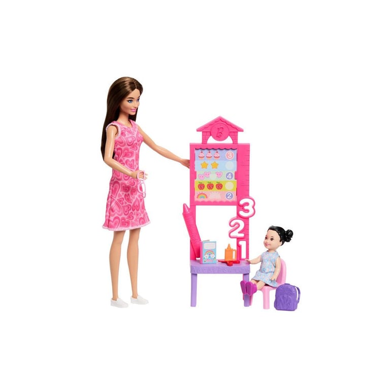 Coffret Poupée Barbie Professeure – Accessoires Inclus, JMK16 - vue 3
