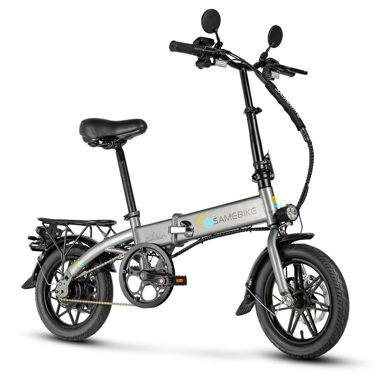 Bicicleta eléctrica para adultos SAMEBIKE YINYU14 , bicicleta eléctrica plegable de 14