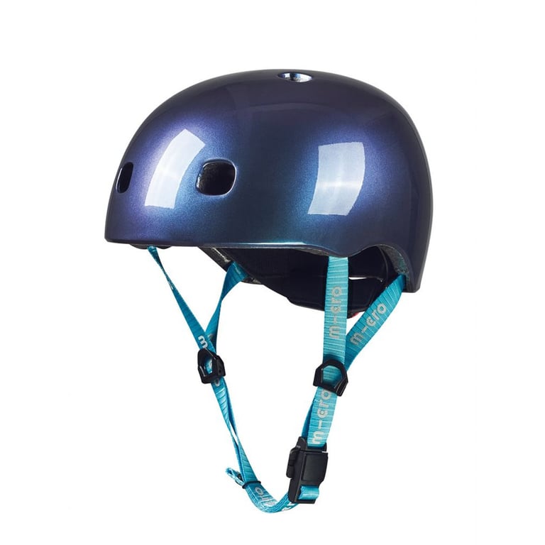Casque Micro Mobility Neochrome Blue Taille S avec lumière LED intégrée - Neuf