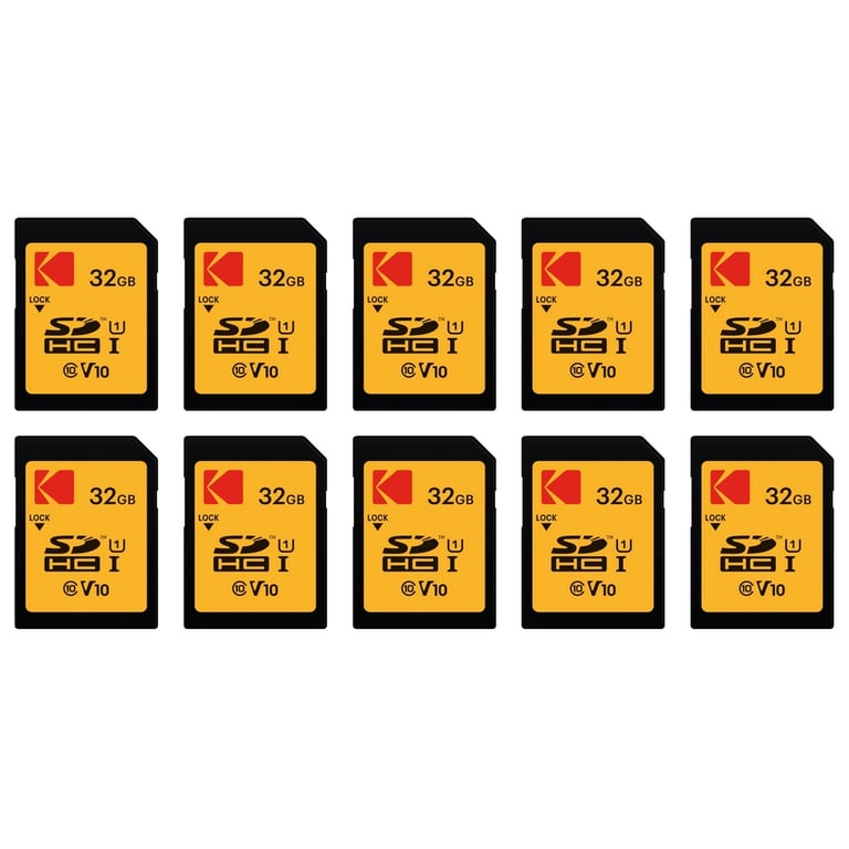 Kodak Pack de 10 SDHC - vue 3