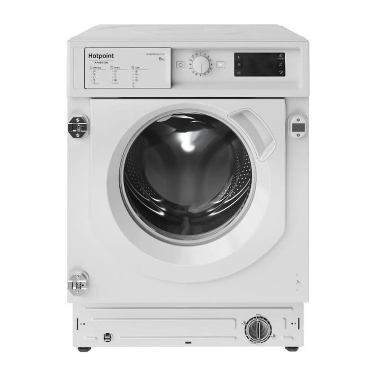 Lave linge hublot encastrable HOTPOINT BIWMHG81485EU 8 kg Induction L60cm 1400 trsmin Classe B - vue 3