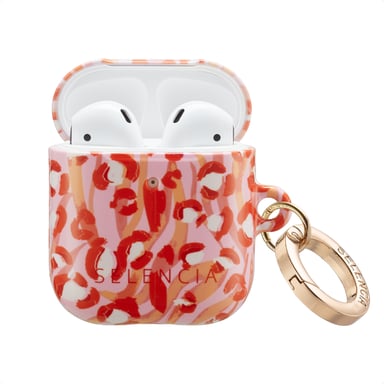 Selencia Coque Vivid pour Apple AirPods 1 / 2 - Wild Spots Lipstick