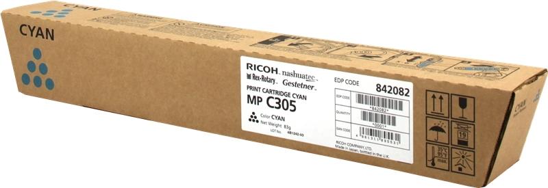 Ricoh Cyan originale cartouche de toner pour Gestetner MP C305SP Nashuatec MP C305SP NRG MP C305SP Rex Rotary MP C305SP MP C305SPF - vue 2