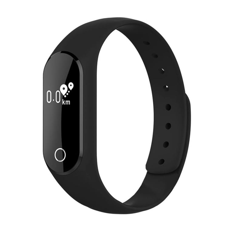 Bracelet intelligent iOS Android Montre Cardio Waterproof IP66 Noir