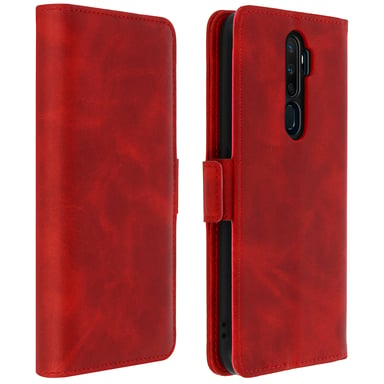 Funda Oppo A9 2020 y A5 2020 cartera Función soporte - Rojo