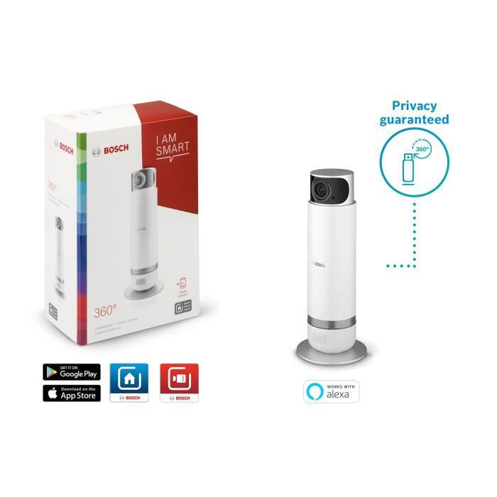 Caméra de surveillance Bosch Smart Home Full HD a usage intérieur 360°