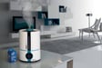 Ariete 2836/P0 90 m² 30 W Blanco, Azul claro