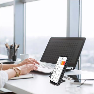 Celly WLFASTSTANDBK cargador de dispositivo móvil Smartphone Negro CC Cargador inalámbrico Interior