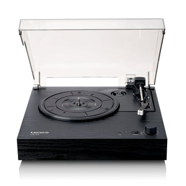 Lenco LS-15BK tocadisco Tocadiscos de tracción por correa Negro