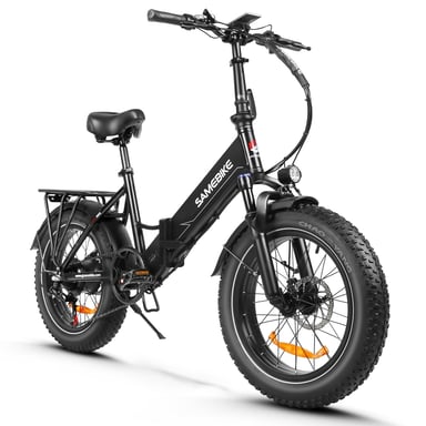 SAMEBIKE LOTDM200-II Bicicletta elettrica pieghevole, bicicletta elettrica da 20'' per pendolari per adulti, motore da 750 W, batteria da 48 V 13 Ah