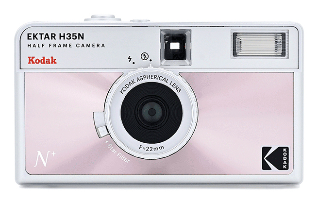 Kodak EKTAR H35N Caméra-film compact 35 mm Rose, Argent - Neuf