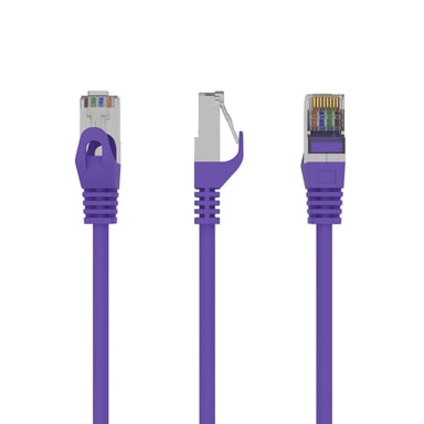 Gembird RJ45/RJ45 Cat6 0.5m câble de réseau Violet 0,5 m F/UTP (FTP)