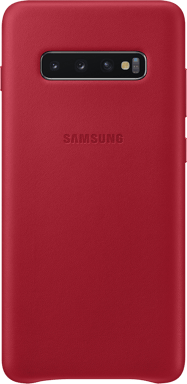 Coque pour Samsung Galaxy S10 + Premium Cuir Bordeaux Samsung