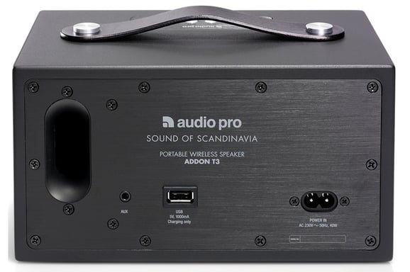 Altavoz inalámbrico Bluetooth portátil Audio Pro T3+ Negro