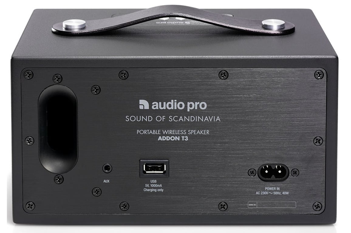 Audio Pro T3+ Système d'enceinte portable 2.1 Noir 25 W