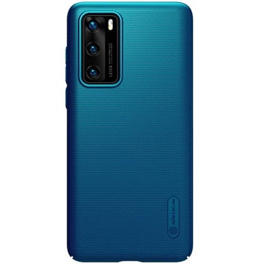 Nillkin Funda para Huawei P40 Serie Super Frosted Shield Compatible con Carga Qi Azul