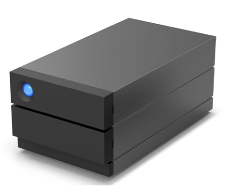 LaCie 2big Raid USB-C 40TB unidad de disco multiple Escritorio Negro
