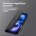 imoshion Étui de téléphone portefeuille Slim pour Apple iPhone 16 - Noir