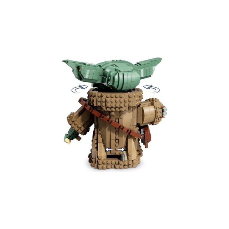 Set de construction LEGO Star Wars Grogu (Apprenti du Mandalorien) 75446 modèle à exposer avec figurine, accessoires et support noir - Neuf