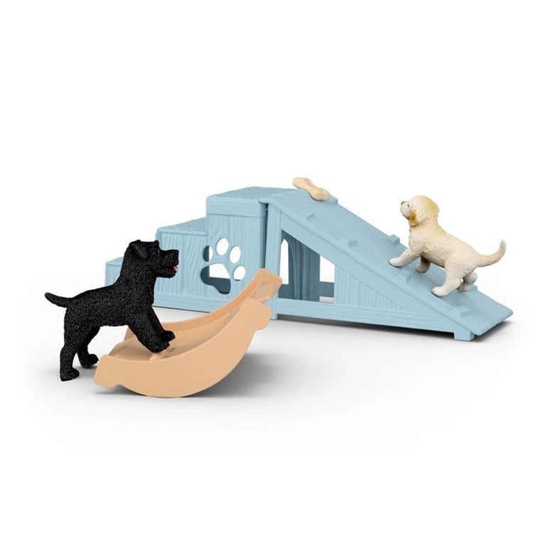 Figurine Aventure amusante pour les chiots Schleich 42763 Farm World - vue 5