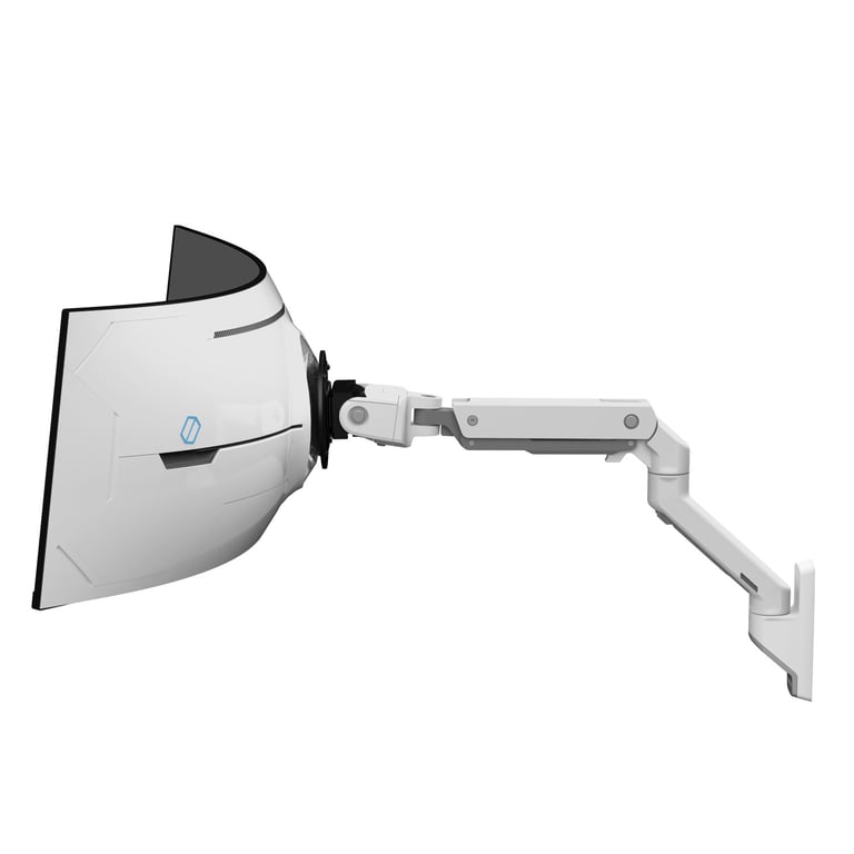 Ergotron Bras mural HX avec pivot VHD pour écrans ultra larges très incurvés