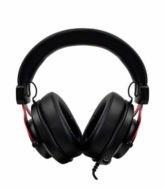 Arozzi Aria Casque Avec fil Arceau Jouer Noir, Rouge