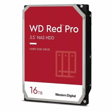 Disco rigido Western Digital Red Pro 16Tb 7200rpm 512Mb 3,5'' SATA