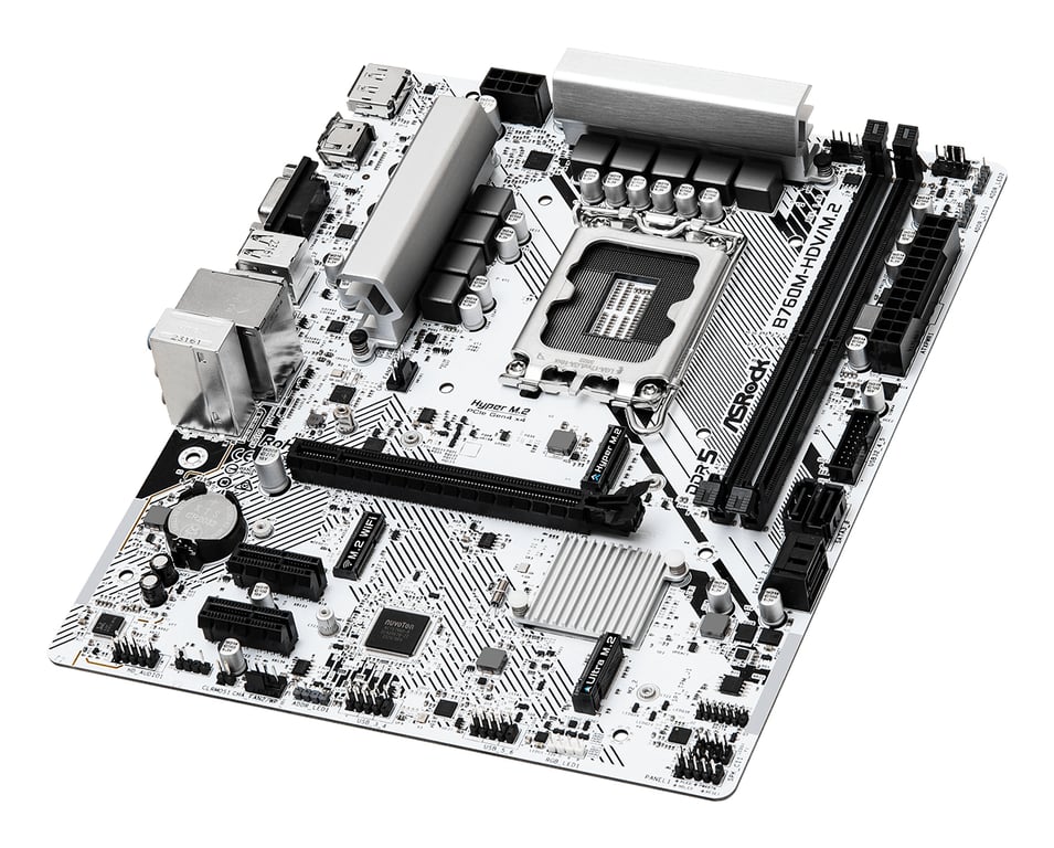 ASRock B760M HDV/ .2 - vue 3