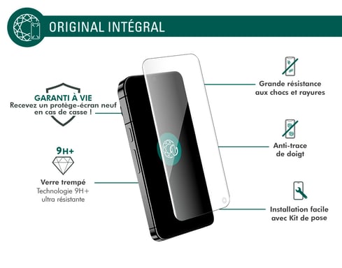 Protège écran Google Pixel 9 Pro XL Original Verre trempé Made for Google + Garantie à vie - Certifié GRS Force Glass