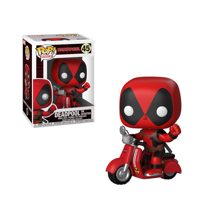 Funko Pop Rides Deadpool on Scooter - vue 3