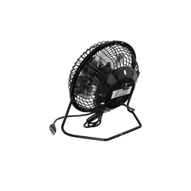 Ventilador de escritorio oryx ventilador sobremesa desktop fan 10cm negro