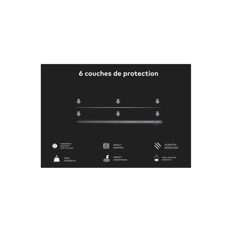 RhinoShield protection écran compatible avec [Galaxy S23 Ultra]   Anti-chocs Flex - Film protecteur flexible avec technologie de dispersion  des chocs : : High-Tech