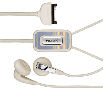 Kit mains libres Nokia HS-31 Blanc