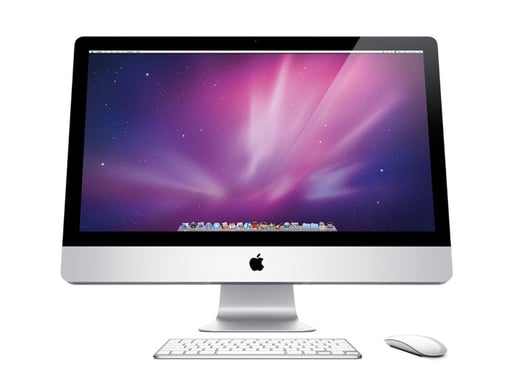 Apple iMac Intel® Core™2 Duo 54,6 cm (21.5'') 1920 x 1080 pixels 4 Go DDR3-SDRAM 1 To AMD Radeon HD 4670 Mac OS X 10.6 Snow Leopard Argent