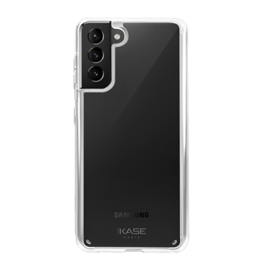 Carcasa híbrida invisible para Samsung Galaxy S21+ 5G, Transparente