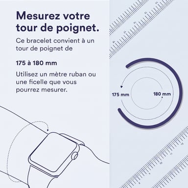 Bracelet Solo tressé pour Apple Watch | 44/45/46/49 mm - Taille 8 - Light Blue