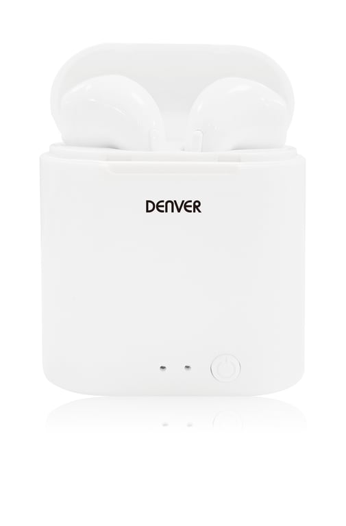 Denver Twe-36Mk3 Écouteur/Casque Sans Fil Ecouteurs Appels/Musique Bluetooth Blanc - Excellent État
