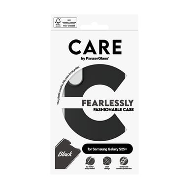 PanzerGlass CARE by ® Fashionable Case Black Samsung Galaxy S25+ coque de protection pour téléphones portables Housse Noir Samsung Samsung - Galaxy S25+