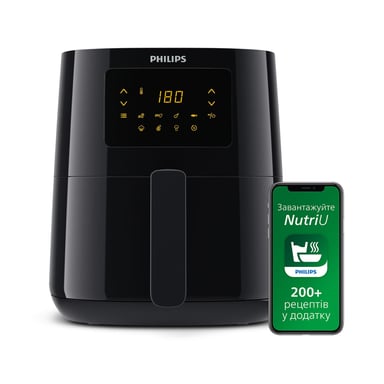 Philips Essential HD9252/90 Friteuse à air chaud 4,1 L 1400 W Noir