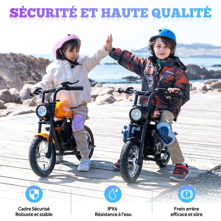 Moto Électrique pour Enfants âge de 3 EVERCROSS TECH Neuf - vue 5