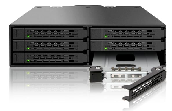 Icy Dock MB996SP-6SB unidad de disco multiple 0 TB Negro