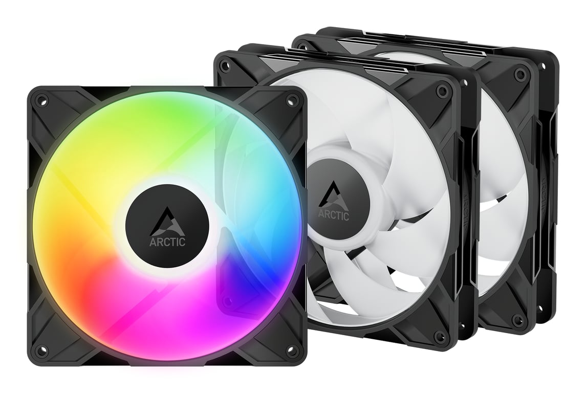 Arctic P14 Pro A RGB Pack de 3 - vue 2