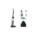 Polti RollySteam WD30C Aspirateur balai 3-en-1 Batterie Sec&humide HEPA Sans sac 0,8 L 450 W Noir, Gris, Blanc 4 Ah